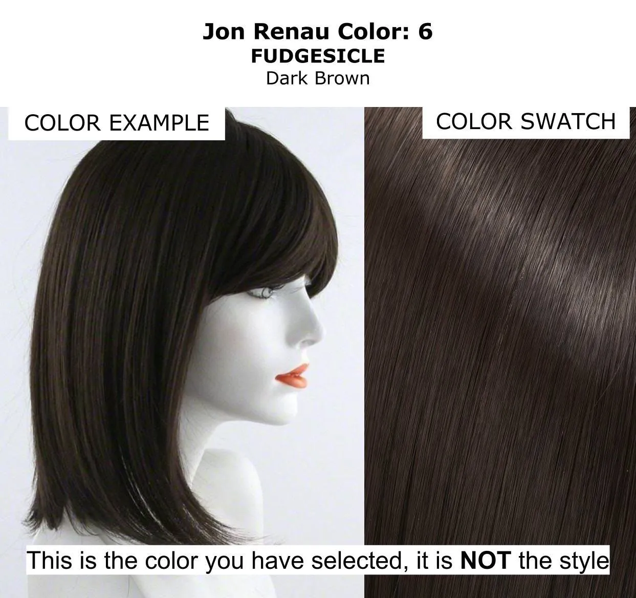 Quinn Wig Color 6 Fudgesicle - Jon Renau Wigs 9" Short Textured Wavy Layers Synthetic Lace Front Welded Monofilament Part Women's Curly Open Cap Adjustable Scalp Cooling