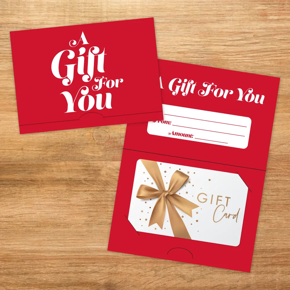 "A Gift for You" Gift Card Holders - 50 Pack