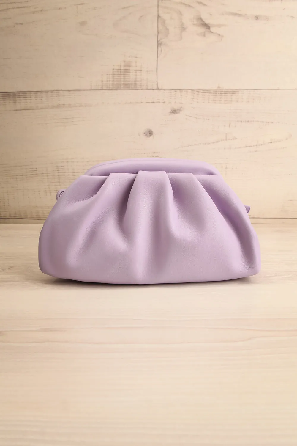 Ratibago Lilac | Faux-Leather Pouch Handbag