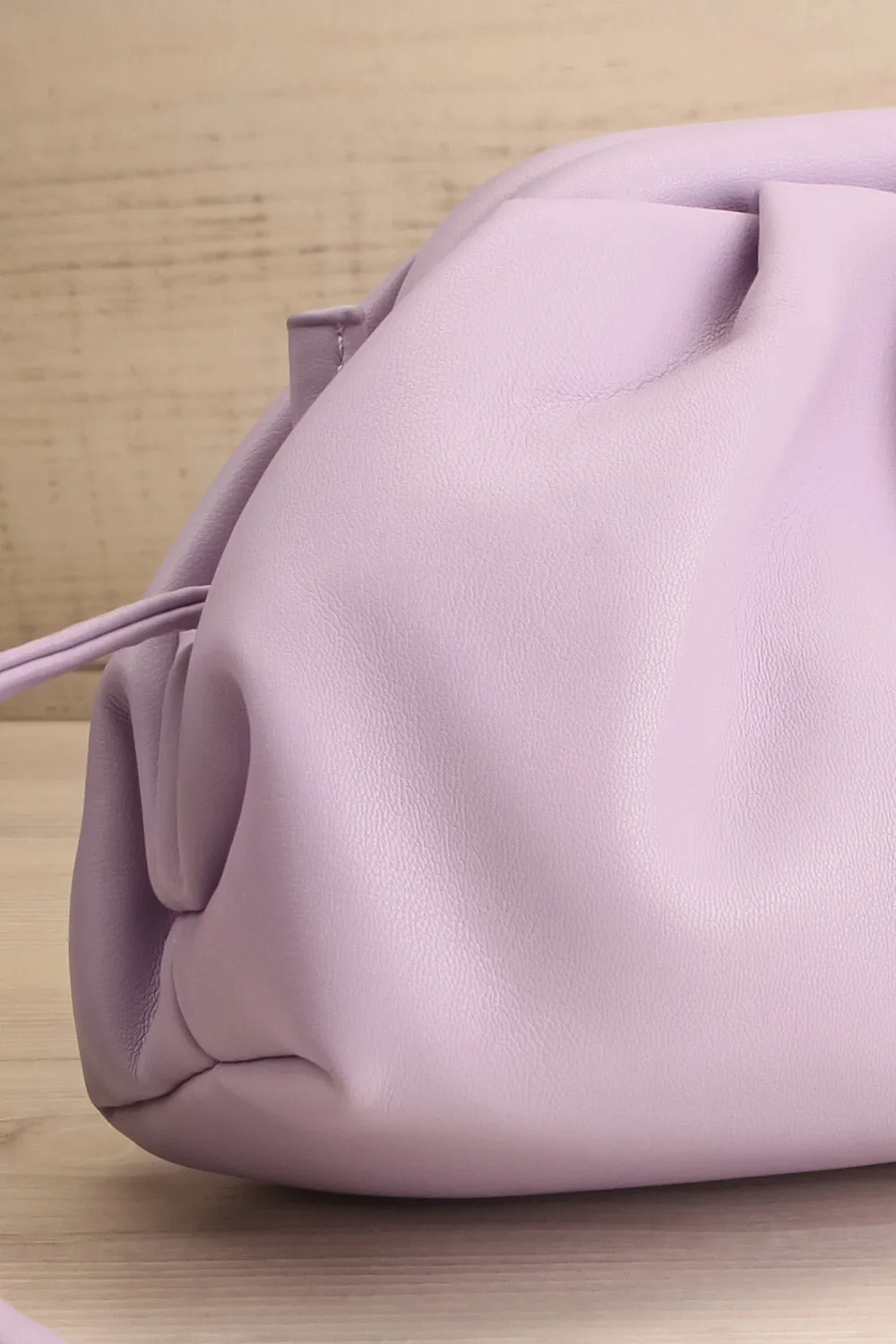 Ratibago Lilac | Faux-Leather Pouch Handbag