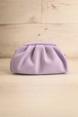 Ratibago Lilac | Faux-Leather Pouch Handbag
