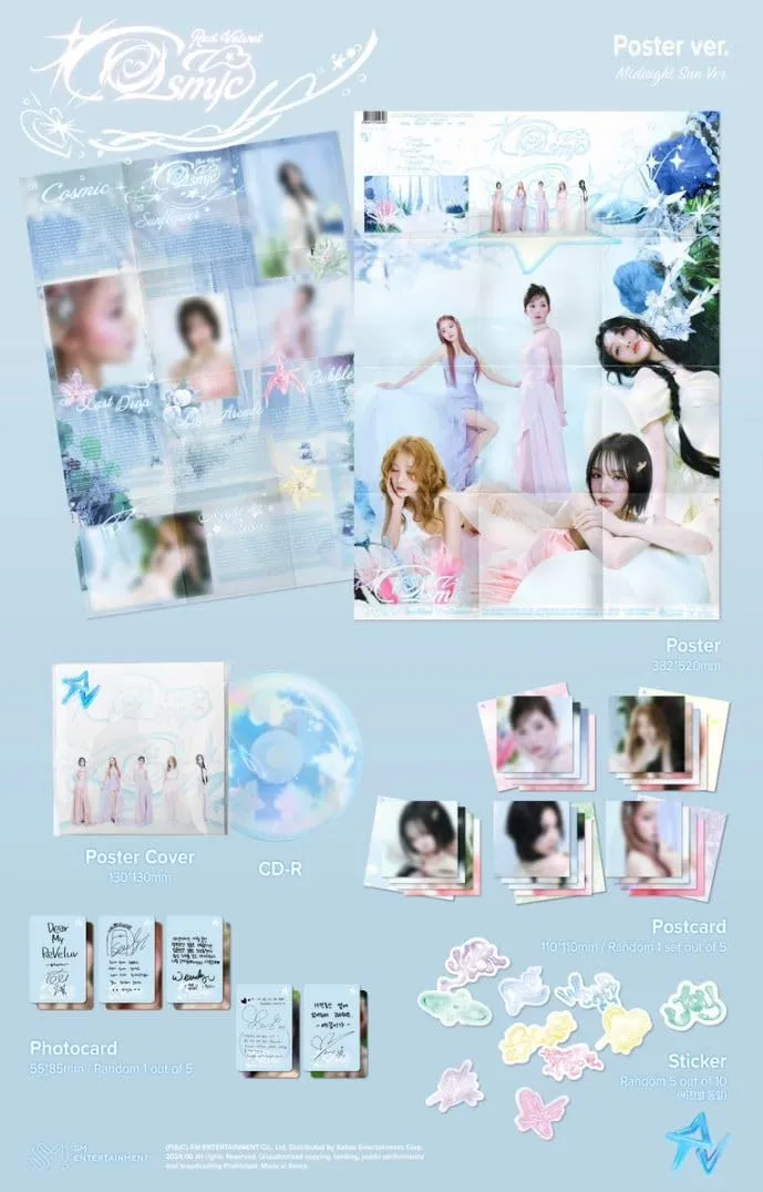 Red Velvet Cosmic Album (Poster Random Ver)
