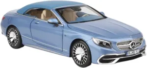 Resin Car Models Kit 1 18 Fit for Mercedes Benz S650 Convertible Collectible Alloy Car Model Simulation Souvenir Adult Boy Toys