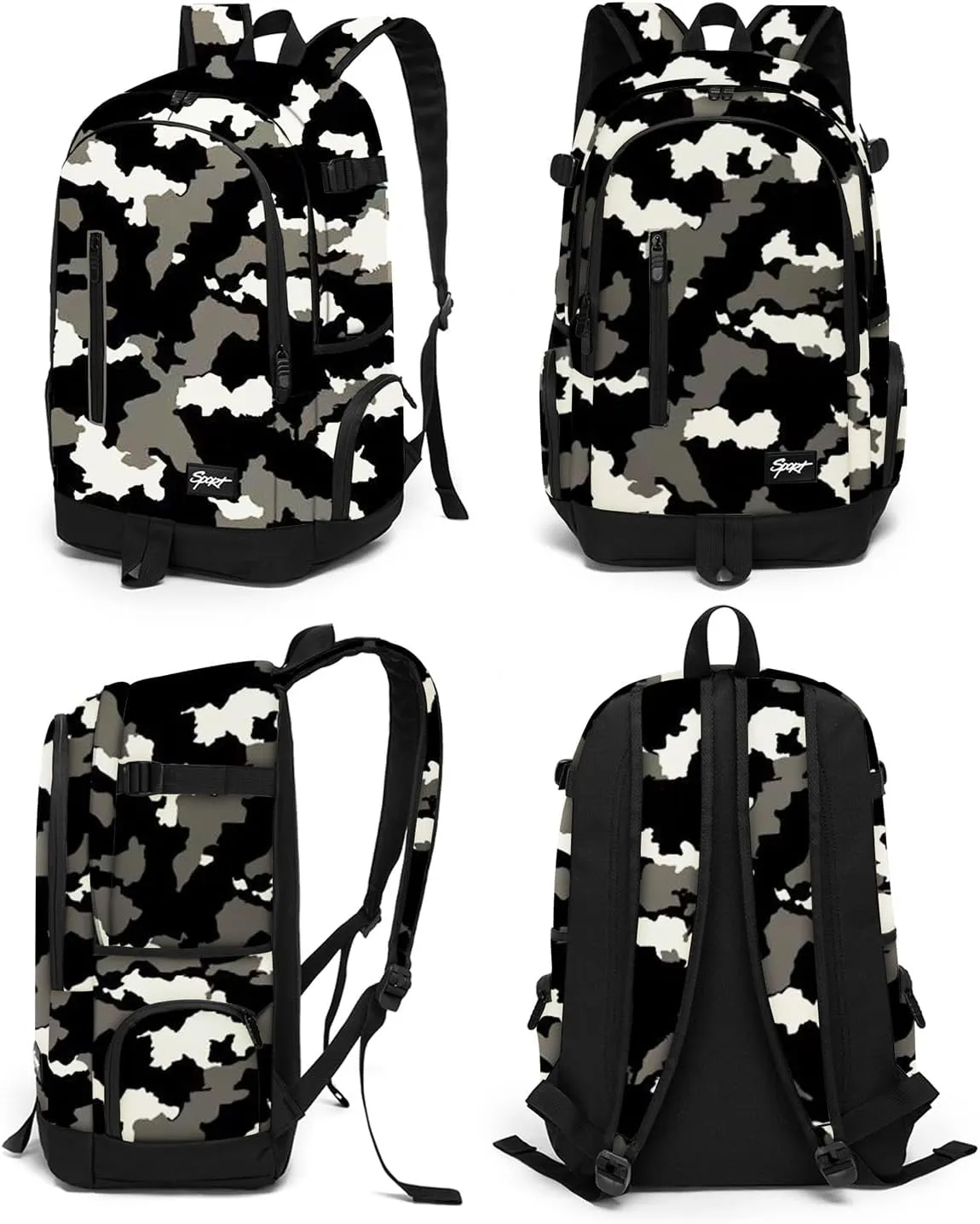 rickyh style School Backpack Travel Bag for Men & Women Lightweight College Back Pack with Laptop Compartmen