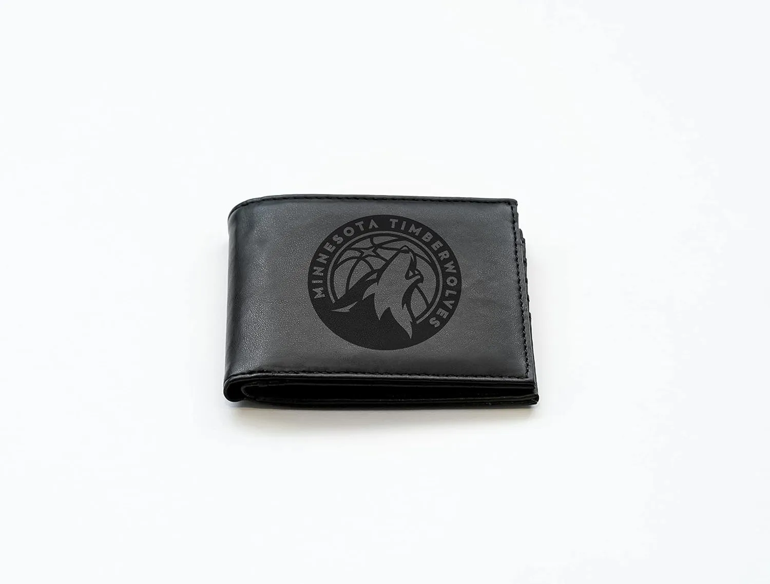 Rico Industries NBA Laser Engraved Billfold Wallet Laser Engraved Bill-fold Wallet - Slim Design - Great Gift