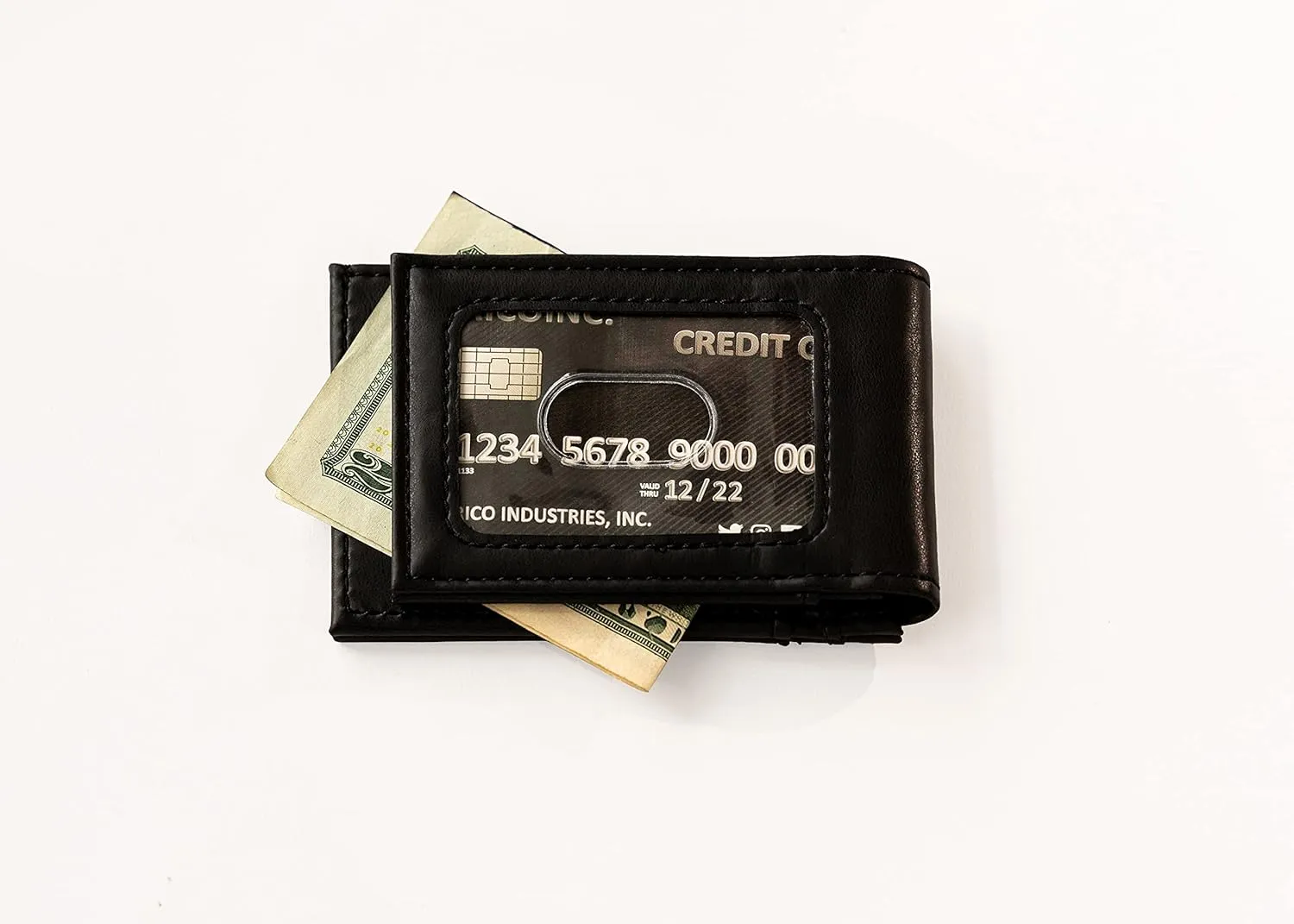Rico Industries NHL Hockey Laser Engraved Front Pocket Wallet - Compact/Comfortable/Slim