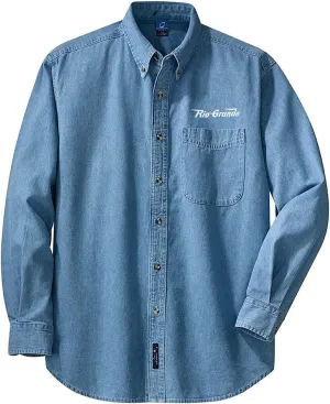 Rio Grande Speed Lettering Long Sleeve Shirt Red Adult 2XL [den11LS]