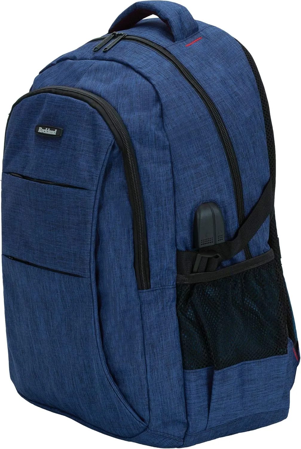 Rockland Business Pro USB Laptop Backpack, Blue, Large