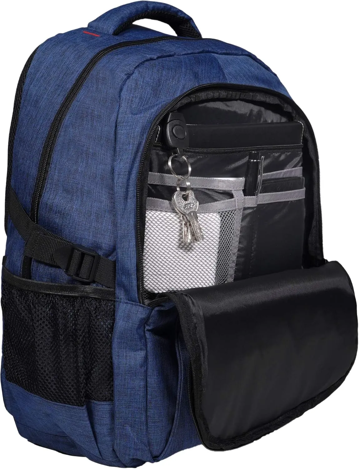 Rockland Business Pro USB Laptop Backpack, Blue, Large