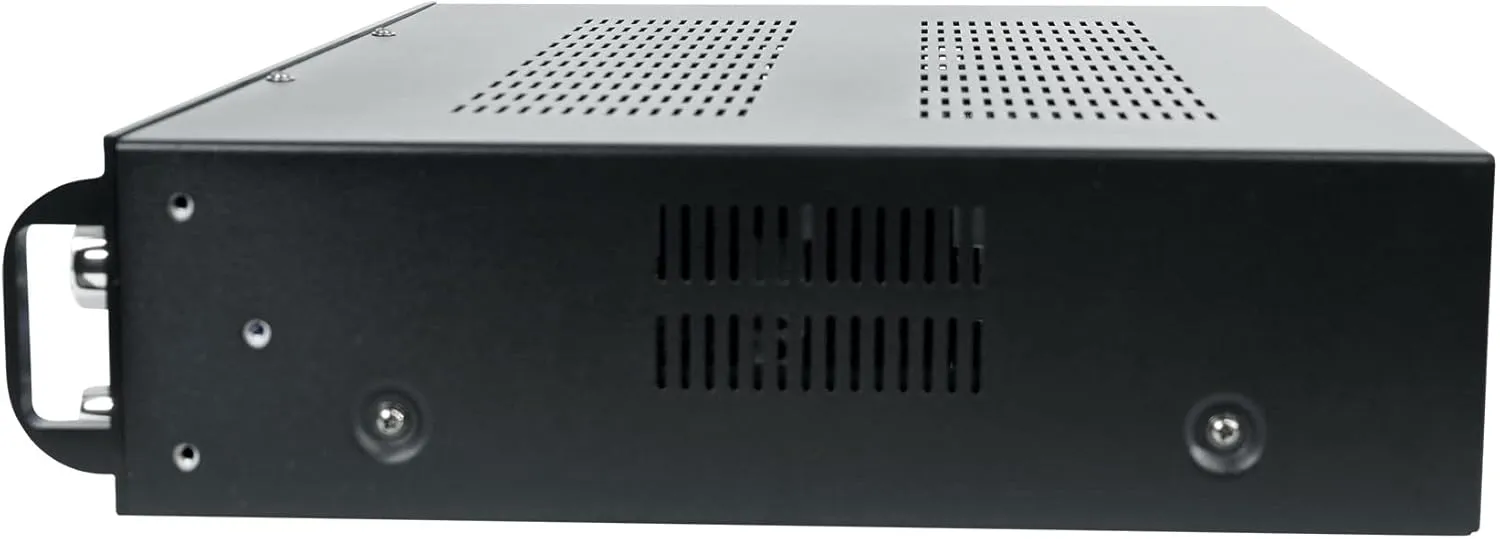 Rockville RPA60BT V2 1000 Watt 2-Channel Amplifier Mixer, Bluetooth, USB, SD Card, Mic Inputs, EQ Controls, Perfect for DJs and Karaoke