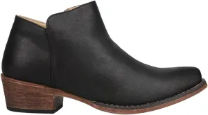 ROPER Womens Sofia Snip Toe Zippered Casual Boots Ankle Low Heel 1-2" - Black - Size 10 B