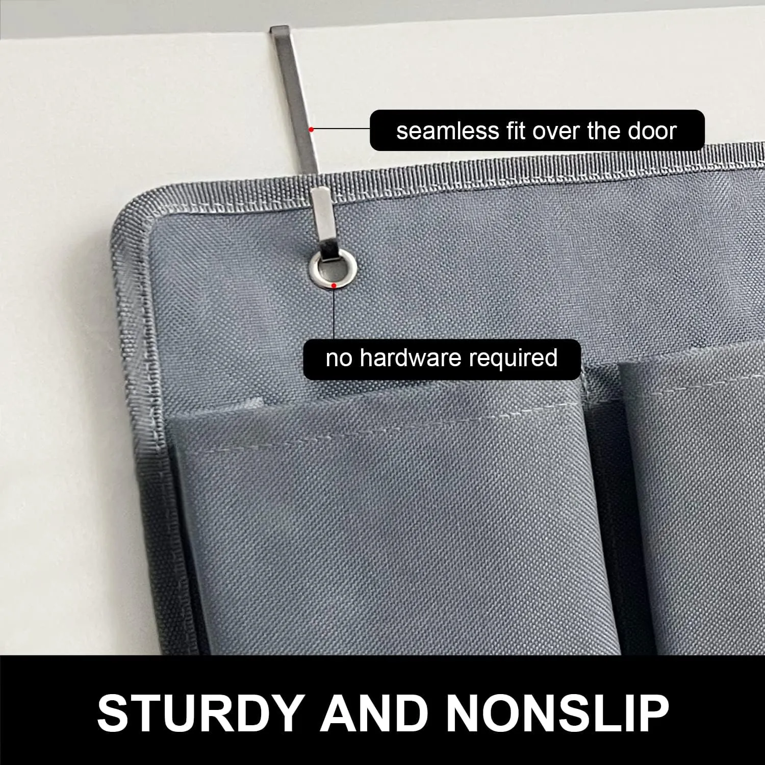 RV Shoe Pockets 10 Pockets Heavy Hanging Bedside Storage Organizer with Sturdy Hooks Storage Pockets Hangs on bed for Shoes Toys and Tool Accessories
