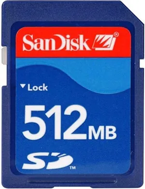 SanDisk 512MB SD Secure Digital Memory Card