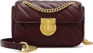 Scarleton Crossbody Bags for Women, Quilted Shoulder Bag, Lightweight Gold Chain Purses for Women, Crossbody Bag, H2089