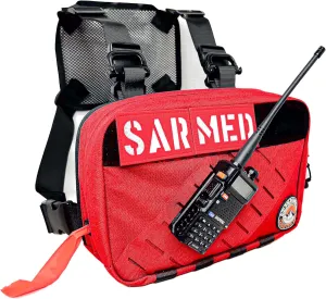Search and Rescue Red Chest Pack Bag | EMT, Ski Patrol, Wildland Fire, Medical, SAR, Field Operations Equipment and Gear