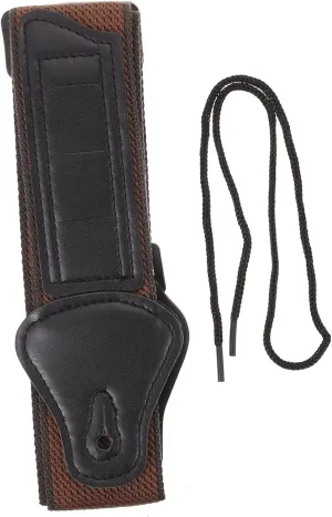SECFOU Guitar Strap x Leather Cotton Acoustic Guitar Strap Adjustable Length Comfortable for Long Playing Sessions