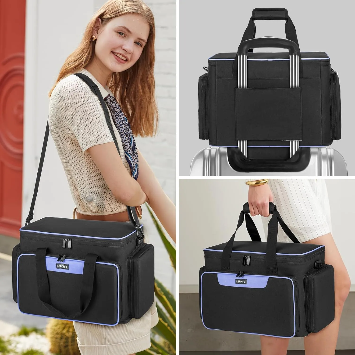 Sewing Machine Case with Removable Padding,Sewing Machine Carrying Bag Fit for Most Standard Size Singer,Brother,Janome and Sewing Accessories