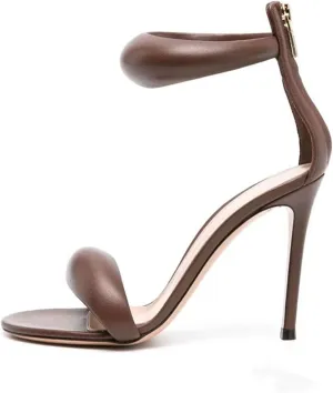 Sexy Women's Leopard Peep Toe Sandals, Large Size Fashion Round Toe Cover Heel High Heels for Party, Club And Catwalks