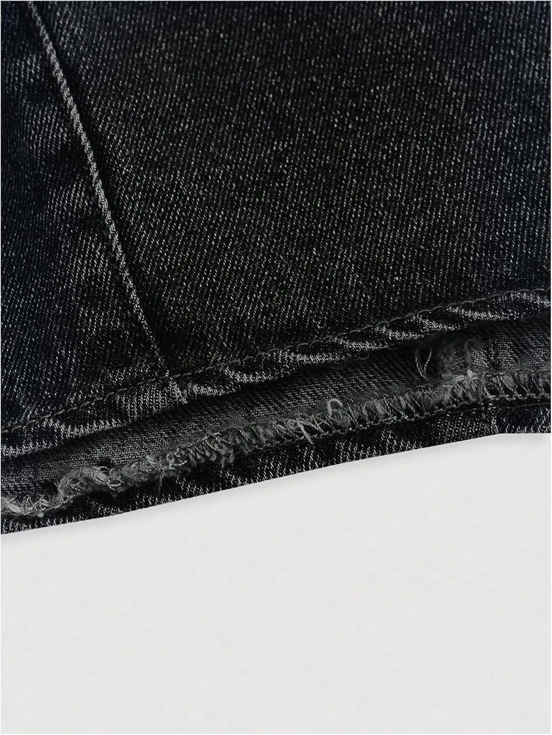 SHENHE Women's Halter Neck Denim Wrap Top Side Tie Backless Vintage Jean Top Shirt