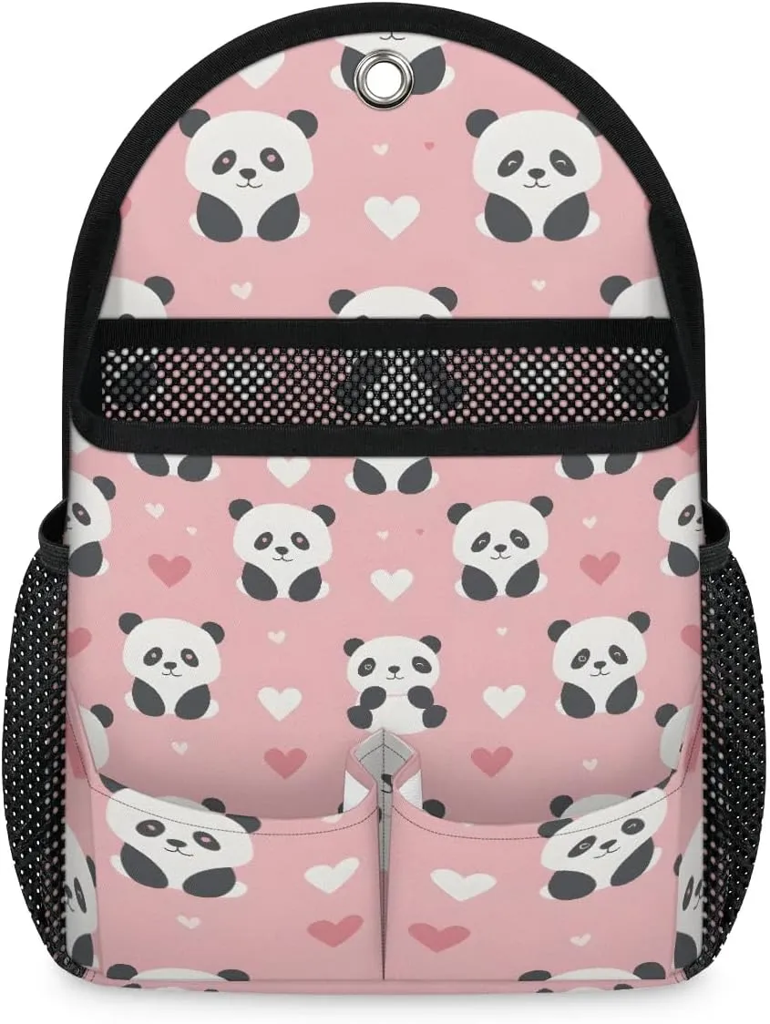 Shy Panda Wall Hanging Organizer Bag Wall Hanging Storage Bag Fabric Hanging Basket Multifunctional Hanging Bag Waterproof Hanging Bag for Dormitory Bedroom Bathroom Office, 2Pcs