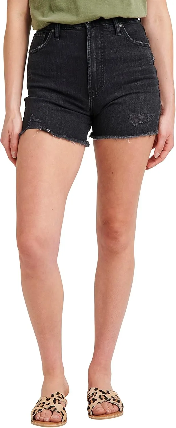 Silver Jeans Co. Women's 90s Baggy High Rise Short-Legacy