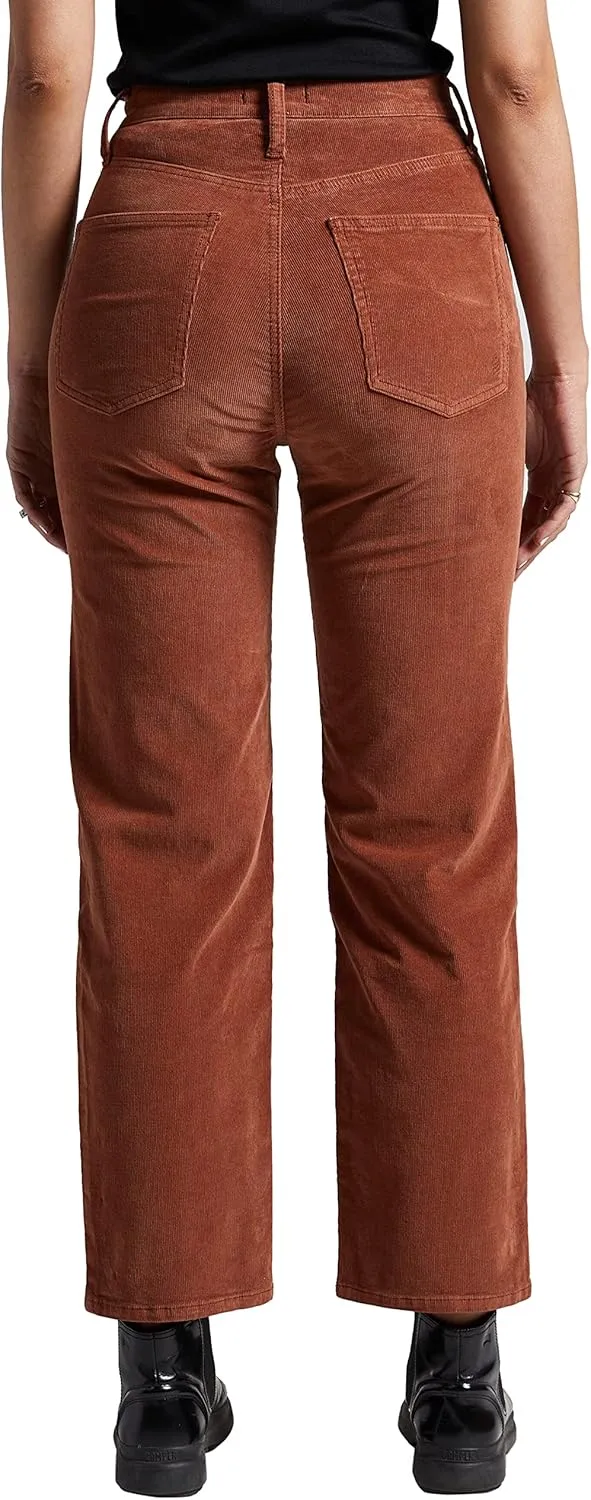 Silver Jeans Co. Women's Highly Desirable High Rise Straight Leg Pants-Legacy