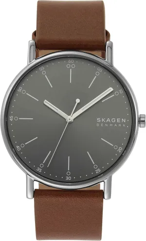 Skagen Signatur Minimalist Men's Watch with Stainless Steel Bracelet, Mesh or Leather Band