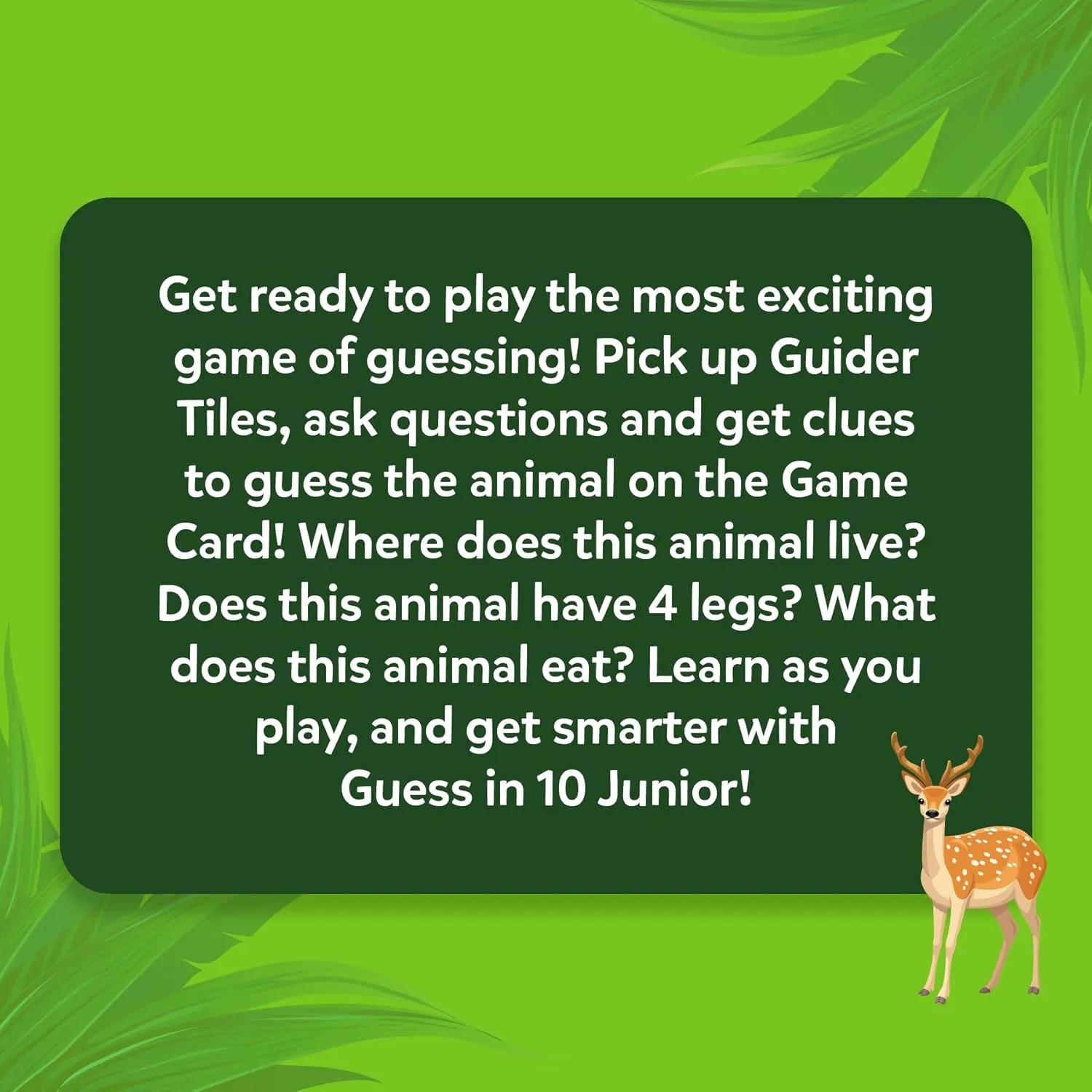 Skillmatics Guess in 10 Animal Kingdom, Perfect for Boys, Girls, Kids, Teens, Adults Who Love Animal Card Games, Trivia, Travel Games, Gifts for Ages 6, 7, 8, 9, 10, and Up