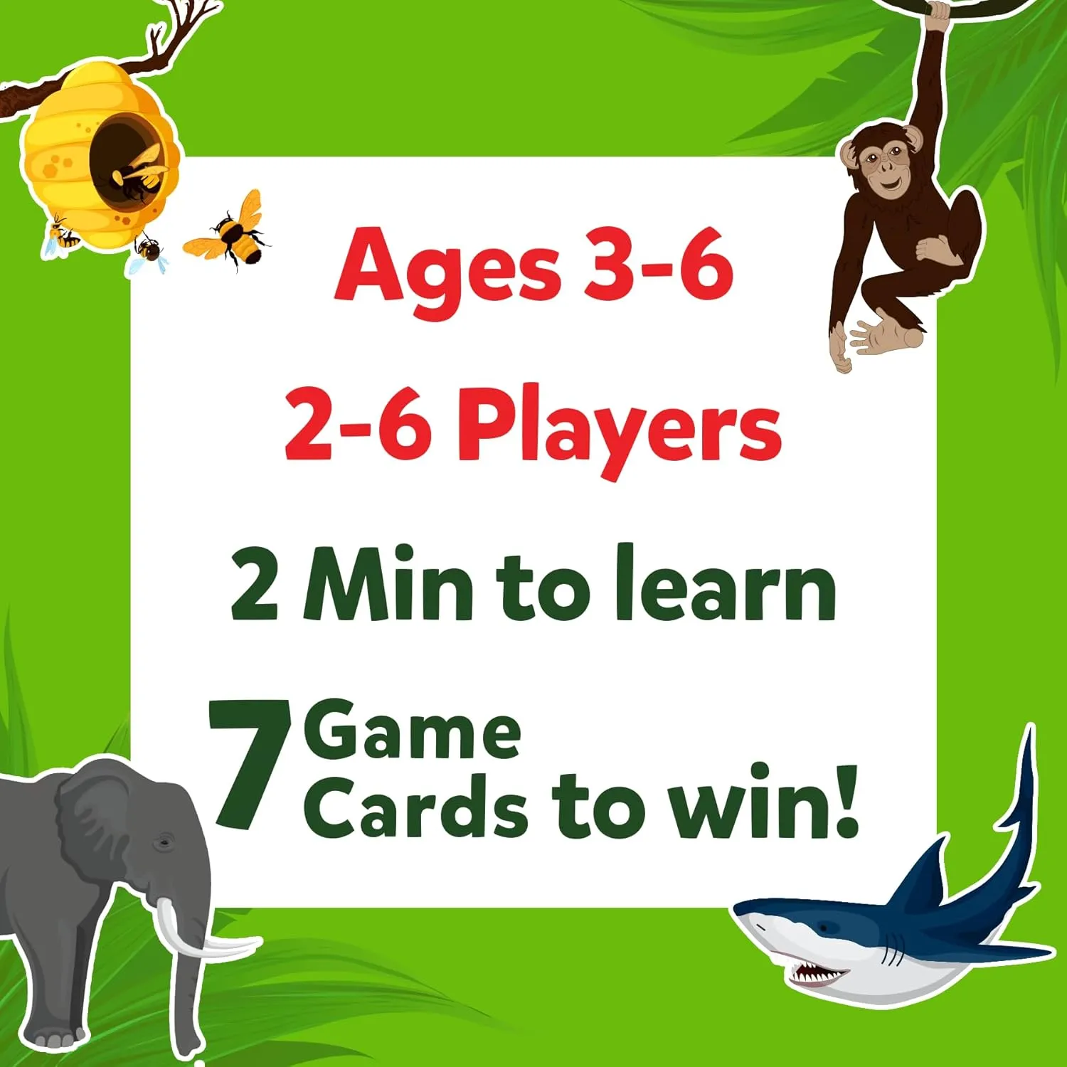 Skillmatics Guess in 10 Animal Kingdom, Perfect for Boys, Girls, Kids, Teens, Adults Who Love Animal Card Games, Trivia, Travel Games, Gifts for Ages 6, 7, 8, 9, 10, and Up