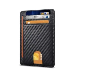 Slim Genuine Leather RFID Minimalistic Card Holder