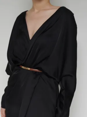Slim Leather Waist Belt