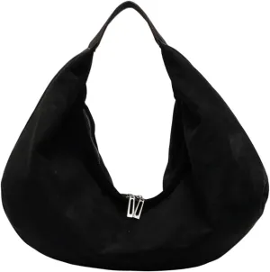 Slouchy Suede Shoulder Bag for Women Large Dumpling Tote Purse Soft Handbags Casual Top Handle Satchel