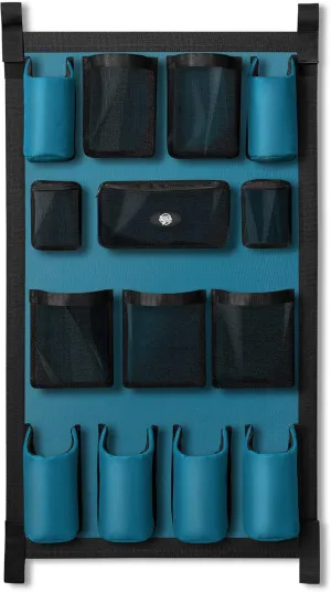 SmithBuilt Trailer Grooming Bag - Teal, Long Hanging Door Caddy for Horses