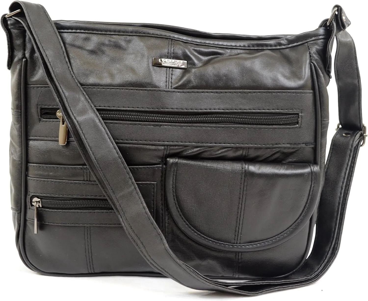 SNUGRUGS Ladies/Womens Soft Nappa Leather Practical/Formal/Work Handbag/Shoulder Bag