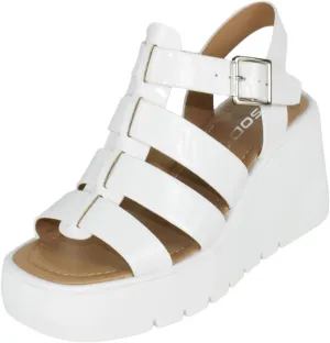 Soda Women Wedge Sandals Open Toe Ankle Multi Strap Cage Style Platform KARBIE-S
