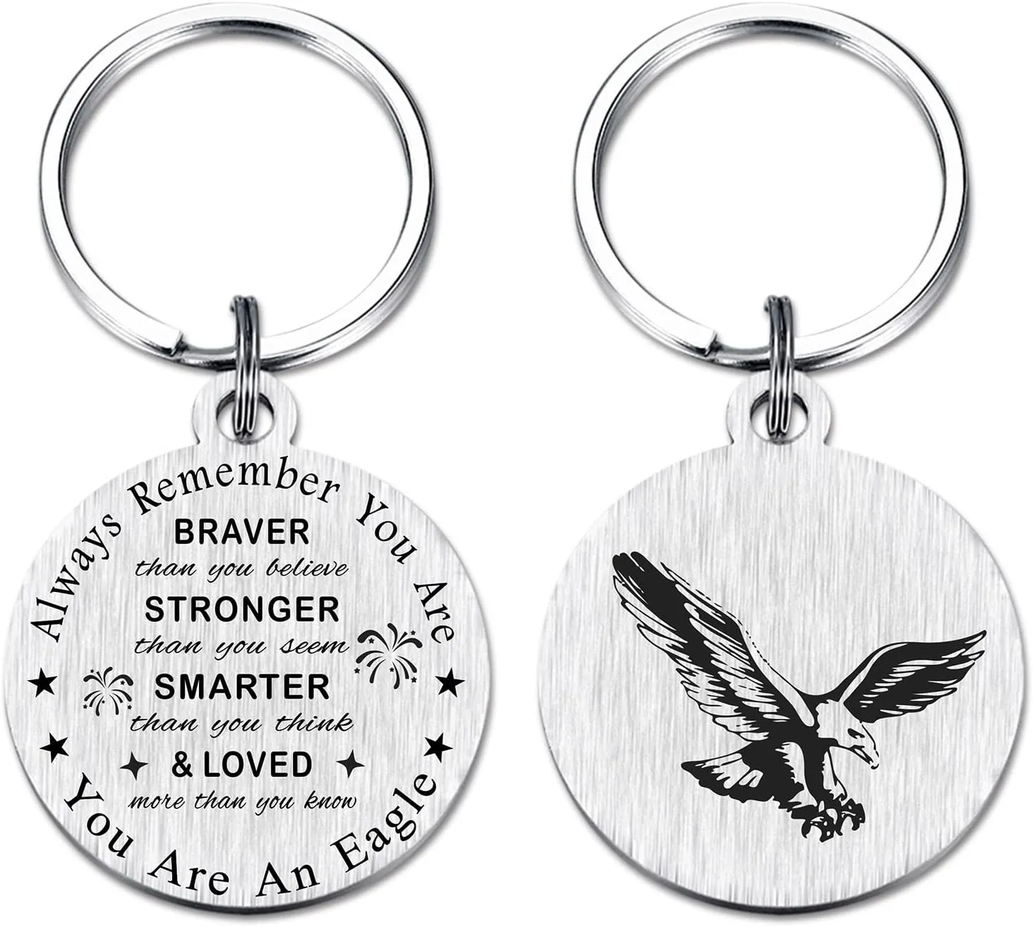 SOUSYOKYO American Eagle Gifts, Eagel Keychain, Eagles Gifts for Men Women Teenage Boys Girl, Eagles Scout Stuff Keepsake Decorations