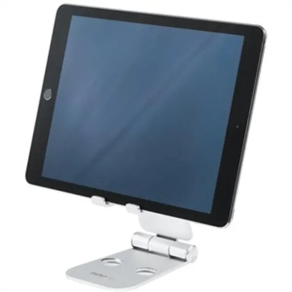 StarTech.com Phone and Tablet Stand - Foldable Universal Mobile Device Holder - Smartphones/Tablets - Adjustable Cell Phone Stand for Desk