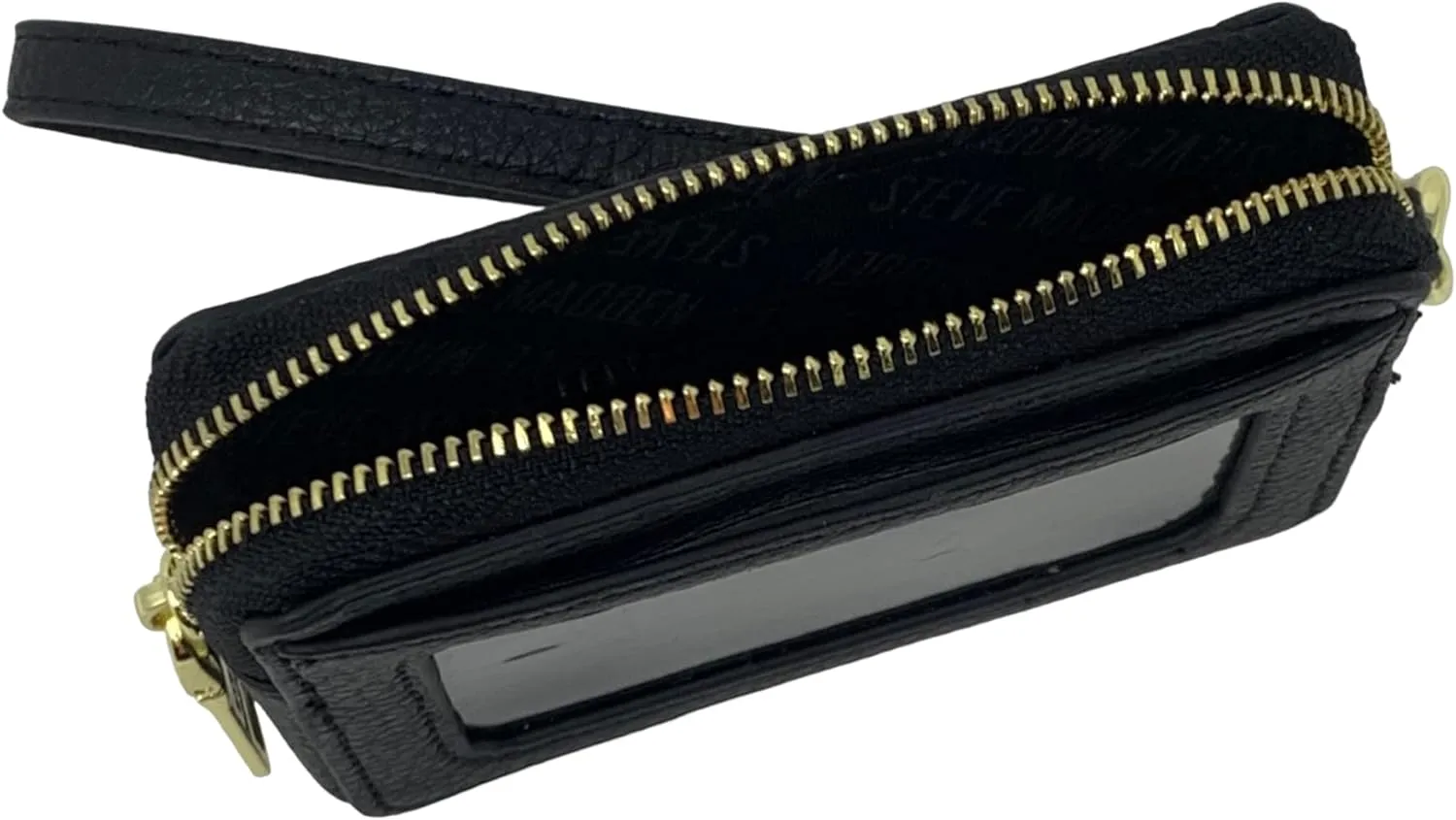 Steve Madden Bpipper Zip Around Card Case Wristlet