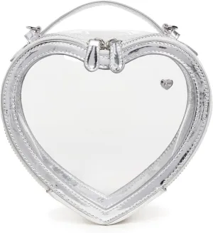 Stoney Clover Lane Women's Clear Heart Crossbody Bag