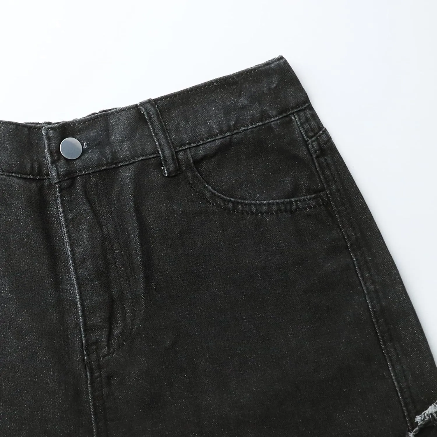 Straight Wide Leg Jeans Y2k Star Patch Denim Pants Outdoor Hiking Pants Baggy Trousers