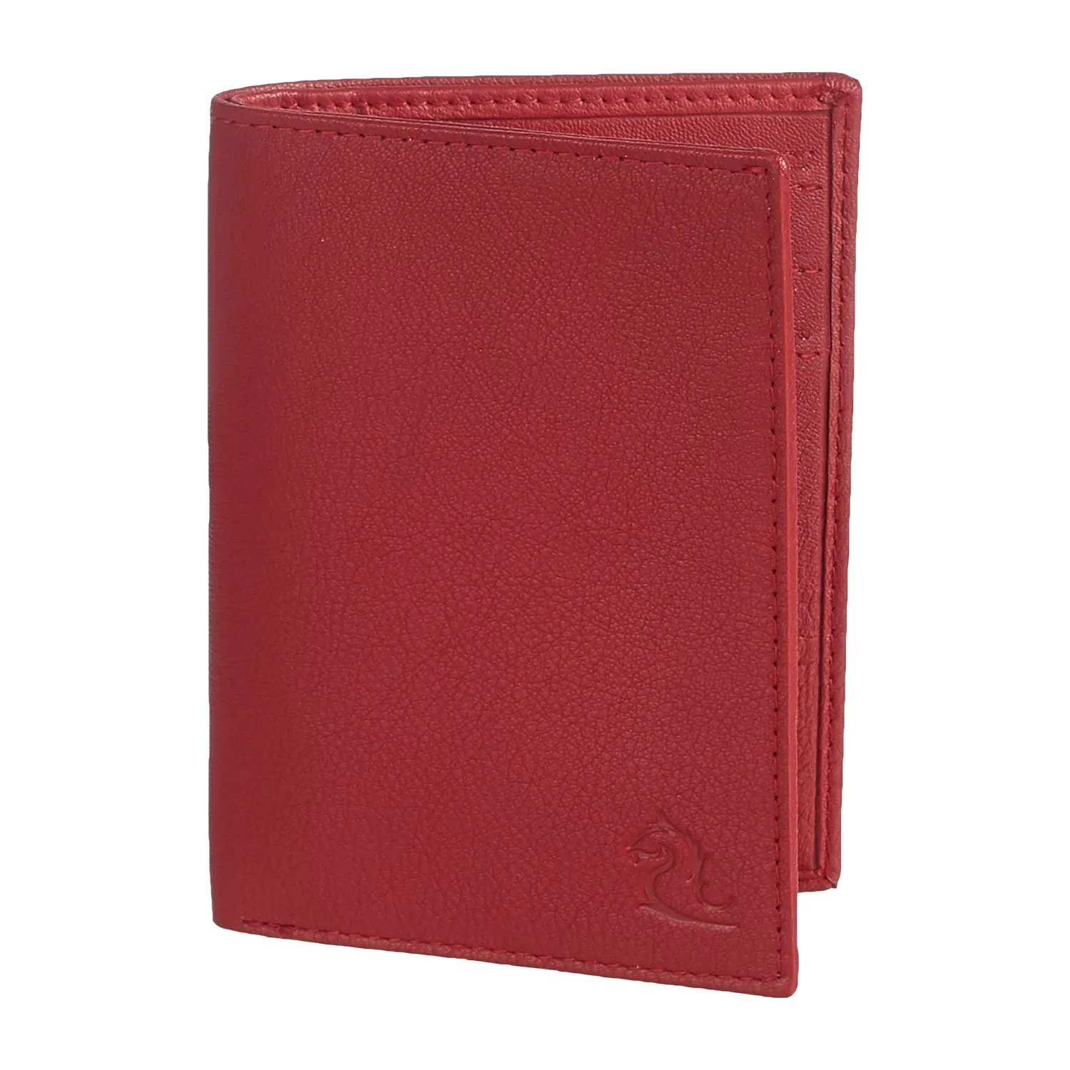 Stylish Cherry Leather Card Holder