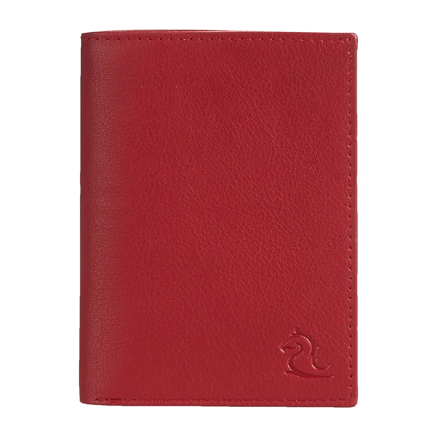 Stylish Cherry Leather Card Holder