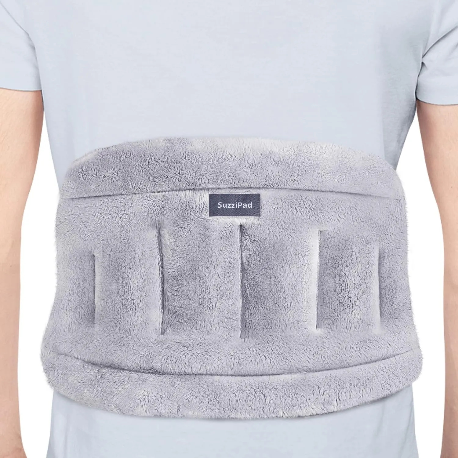 SuzziPad Microwave Heating Pad for Lower Back, Microwavable Heat Pads for Abdominal, Stomachache, Lumbar, Neck, and Shoulder Discomfort, Moist Therapy Wrap for Waist, Warm and Cold Compress