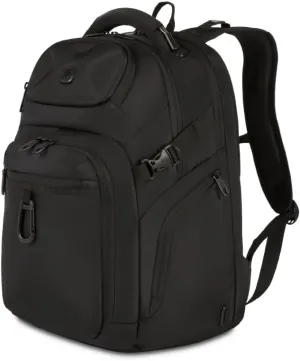 SwissGear Endure ScanSmart Laptop Backpack, Black, 17.75-Inch