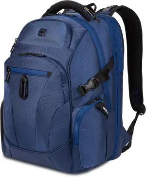 SwissGear Endure ScanSmart Laptop Backpack, Navy Ballistic, 17.75-Inch