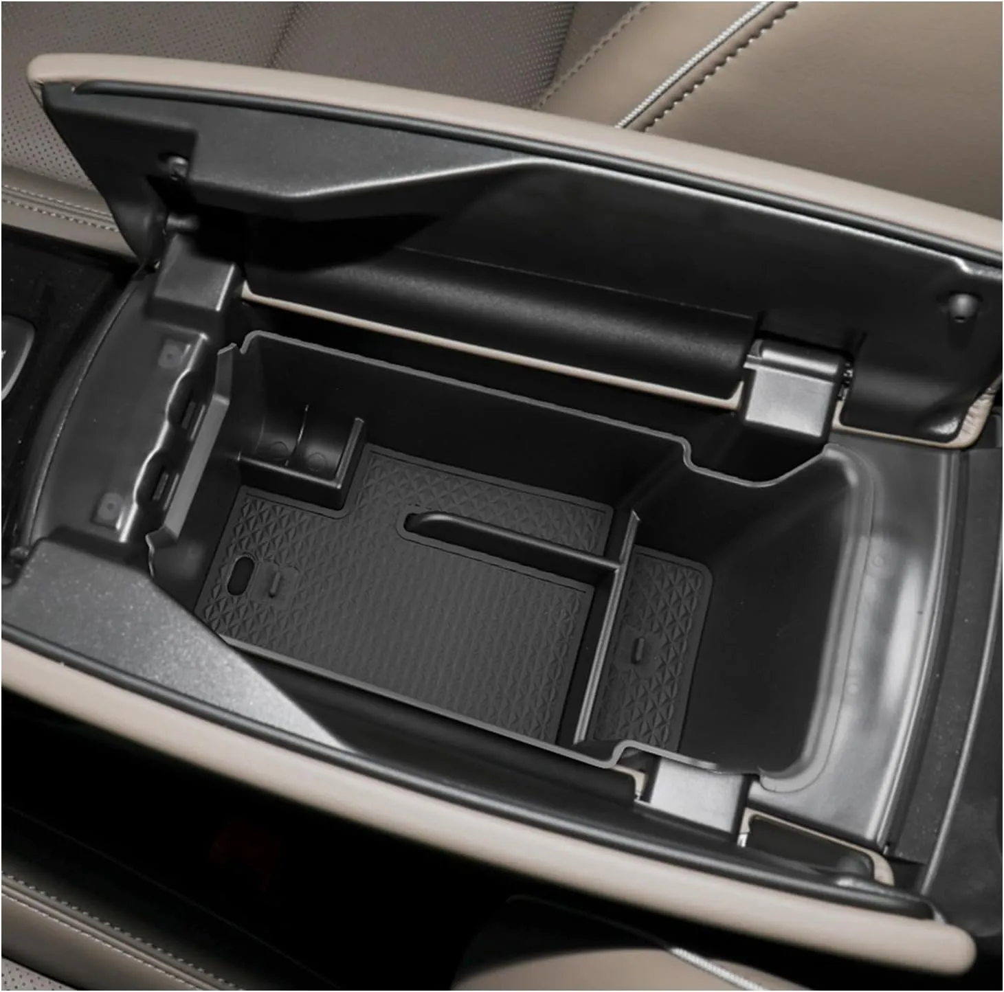 SXCY Fit for 2021-2023 Buick Envision Center Console Organizer Tray for 2022 2023 Envision Accessories Console Tray for 2021 2022 2023 Envision Armrest Storage Console Organizer (Black)