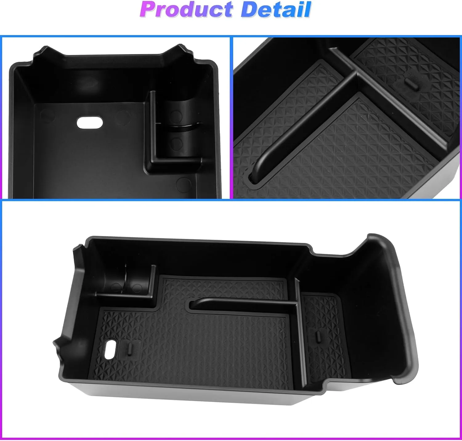 SXCY Fit for 2021-2023 Buick Envision Center Console Organizer Tray for 2022 2023 Envision Accessories Console Tray for 2021 2022 2023 Envision Armrest Storage Console Organizer (Black)