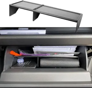 TACORBO Glove Box Organizer Compatible with RAV4 2025 2024 2023 2022 2021 2020 2019 Accessories, Insert Glove Compartment Dividers Black ABS Materials