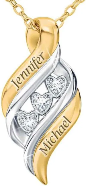 The Danbury Mint Today, Tomorrow & Forever Pendant #2193-0011