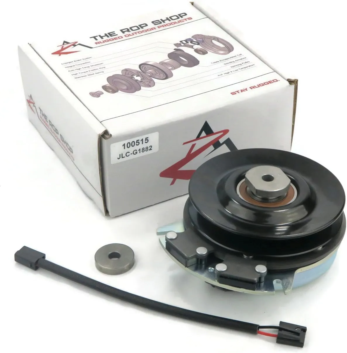The ROP Shop | Electric PTO Clutch for Warner 5218-219, 5218219, 5218-222, 5218222 Lawn Mower
